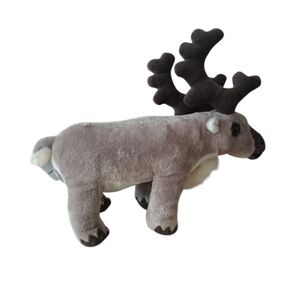 Spitsbergen Travel Reindeer Realistic Cuddly Plush Toy Kids Core Stuffed Animal